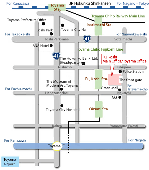 Main Office and Toyama Office